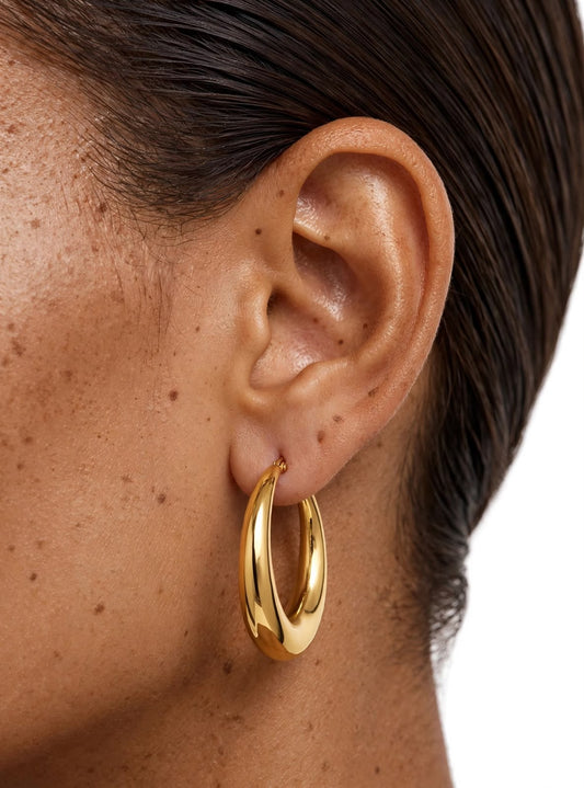 MUSE 40MM HOOP EARRINGS