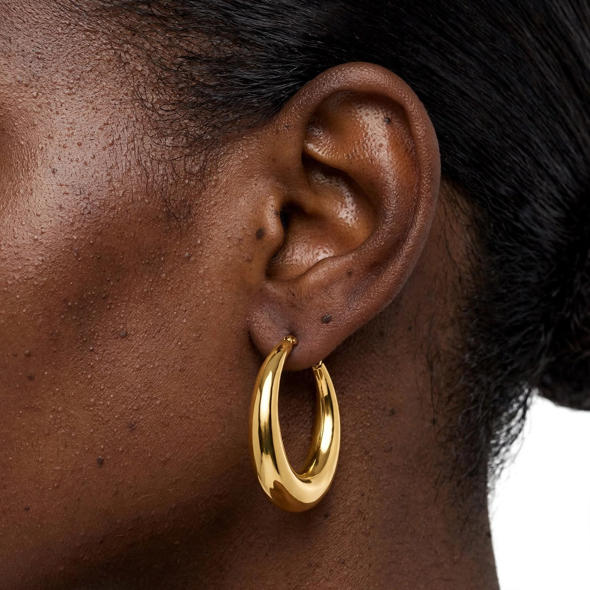 MUSE 40MM HOOP EARRINGS